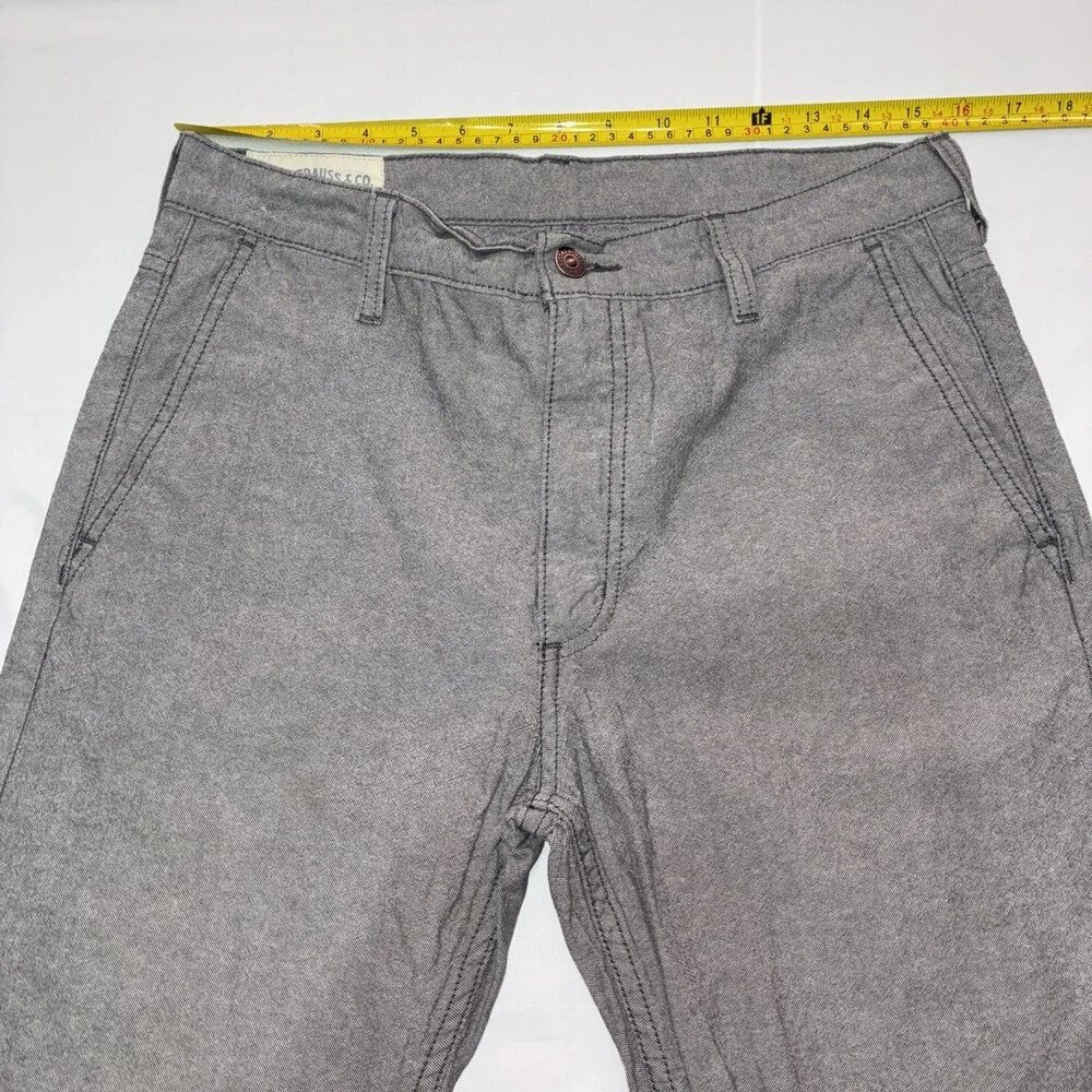 Levi Strauss Chino Jeans Gray Men’s 33x32‎ Retro